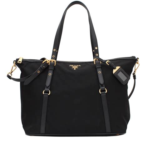 prada shopping bag br4253|Prada BR4253 Tessuto Nylon & Soft Calf Leather Trim Top Zip .